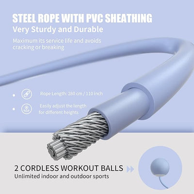 The fitness jump ropes